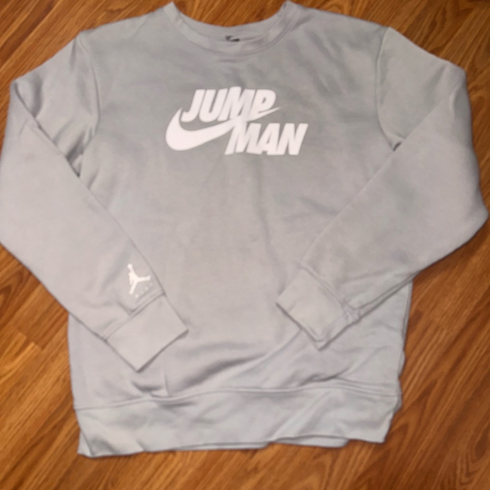 Jordan Kids Light Gray Crewneck Kids XL